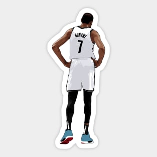 Kevin Durant Vector Back White Qiangy Sticker